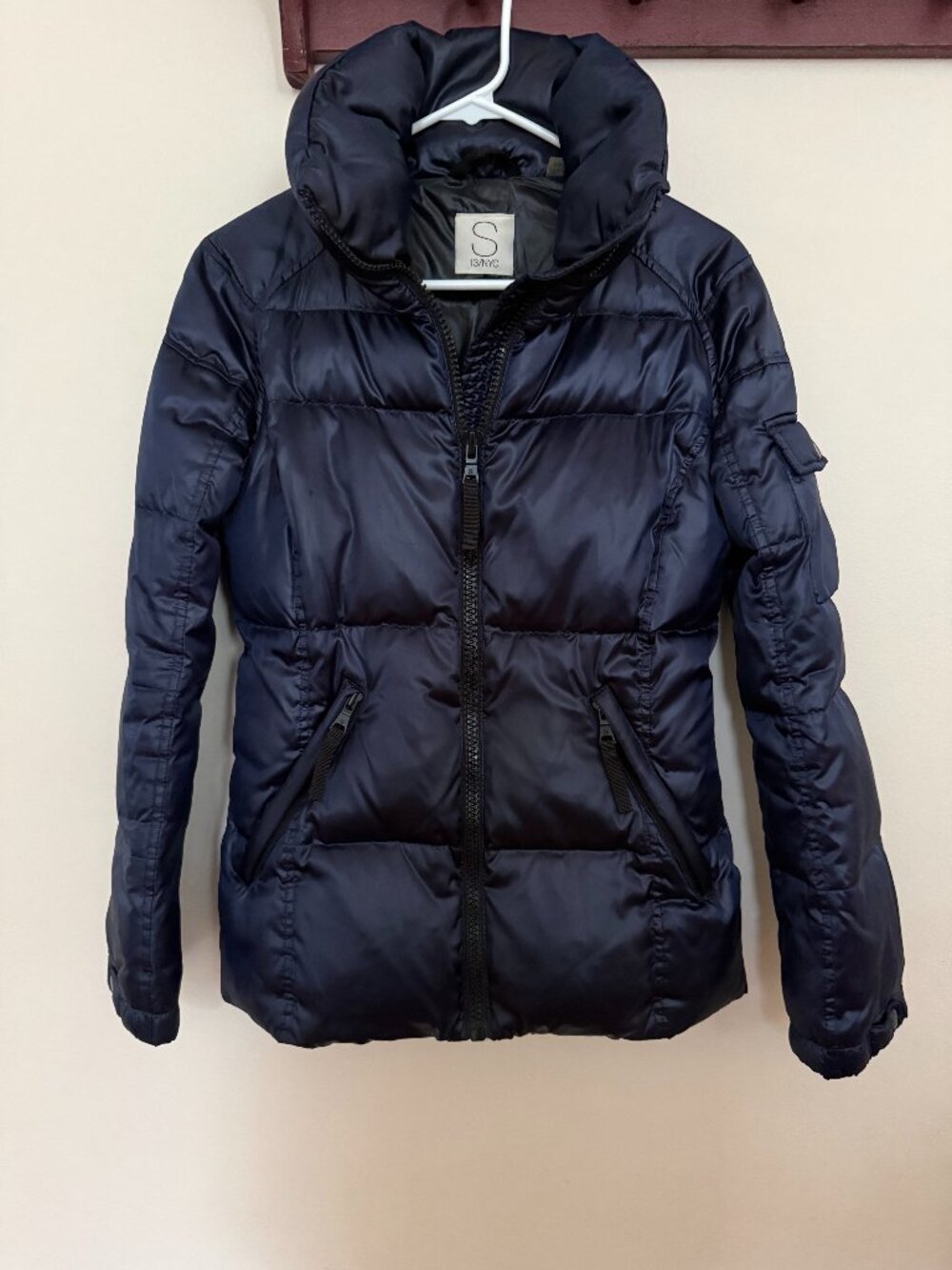 S13 NYC Women's Puffer Jacket - Navy Blue - XS - AMAZING CONDITION